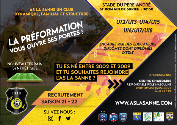 Recrutement saison 2021 - 2022