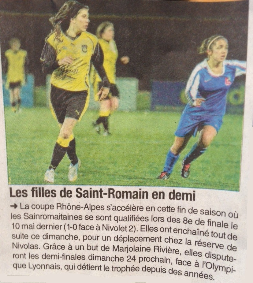 Les filles de Saint-Romain en demi
