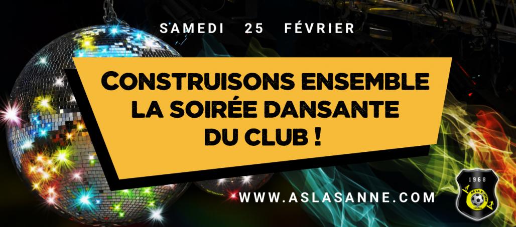 Construisons ensemble la soirée dansante du club !